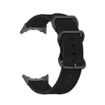Cinturino per orologio in nylon con fibbia nera a tre anelli, For Google Pixel Watch 4 / 3 / 2 / 1 41mm