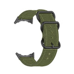 Cinturino per orologio in nylon con fibbia nera a tre anelli, For Google Pixel Watch 4 / 3 / 2 / 1 41mm