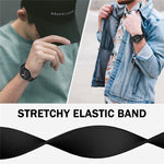 Cinturino per orologio in nylon con fibbia nera a tre anelli, For Google Pixel Watch 4 / 3 / 2 / 1 41mm