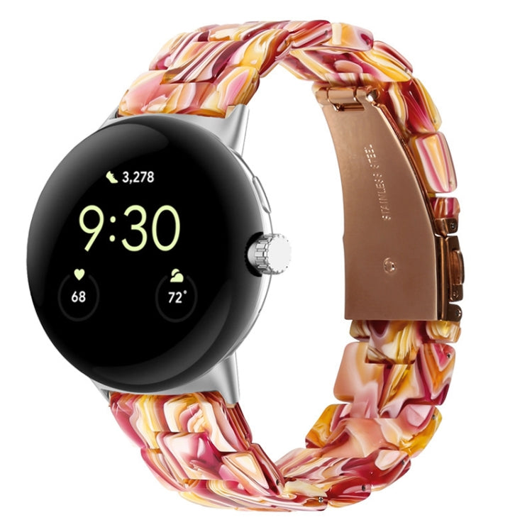 Cinturino in resina a tre sfere, For Google Pixel Watch 4 / 3 / 2 / 1 41mm