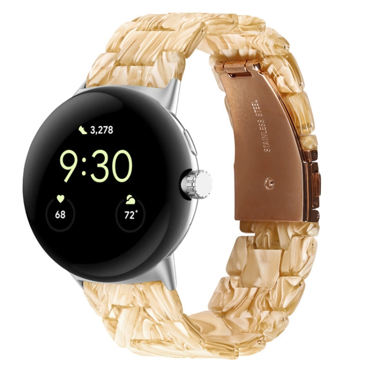 Cinturino in resina a tre sfere, For Google Pixel Watch 4 / 3 / 2 / 1 41mm