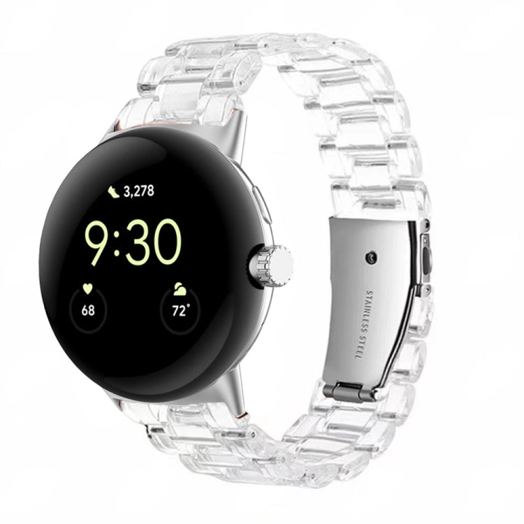 Cinturino in resina a tre sfere, For Google Pixel Watch 4 / 3 / 2 / 1 41mm