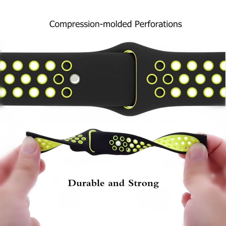 Cinturino in silicone con fibbia rovesciata bicolore, For Google Pixel Watch 4 / 3 / 2 / 1 41mm
