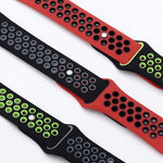 Cinturino in silicone con fibbia rovesciata bicolore, For Google Pixel Watch 4 / 3 / 2 / 1 41mm