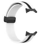 Cinturino in silicone con fibbia pieghevole bicolore, For Google Pixel Watch 4 / 3 / 2 / 1 41mm