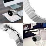 Un cinturino in metallo con fibbia a farfalla con perline, For Google Pixel Watch 4 / 3 / 2 / 1 41mm