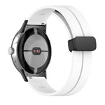 Cinturino in silicone con fibbia pieghevole in tinta unita, For Google Pixel Watch 4 / 3 / 2 / 1 41mm