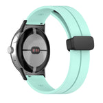 Cinturino in silicone con fibbia pieghevole in tinta unita, For Google Pixel Watch 4 / 3 / 2 / 1 41mm