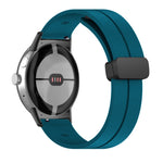 Cinturino in silicone con fibbia pieghevole in tinta unita, For Google Pixel Watch 4 / 3 / 2 / 1 41mm