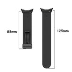 Cinturino in silicone con fibbia pieghevole in tinta unita, For Google Pixel Watch 4 / 3 / 2 / 1 41mm