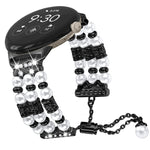 Cinturino per orologio mezzo braccialetto di perle, For Google Pixel Watch 4 / 3 / 2 / 1 41mm