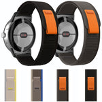Cinturino per orologio in nylon con connettore nero, For Google Pixel Watch 4 / 3 / 2 / 1 41mm