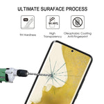 Pellicola in vetro temperato a schermo intero con bordo curvo 2 pezzi 3D con protezione per obiettivo 2 pezzi, For Samsung Galaxy S22+ 5G(ZH), For Samsung Galaxy S22 5G(ZH), For Samsung Galaxy S22 Ultra 5G(ZH)