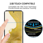 Pellicola in vetro temperato a schermo intero con bordo curvo 2 pezzi 3D con protezione per obiettivo 2 pezzi, For Samsung Galaxy S22+ 5G(ZH), For Samsung Galaxy S22 5G(ZH), For Samsung Galaxy S22 Ultra 5G(ZH)