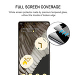 Pellicola in vetro temperato a schermo intero con bordo curvo 25 pezzi, For Google Pixel 7 Pro (25 PCS)