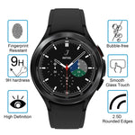 0.26mm 2.5D 9H Pellicola proteggi schermo in vetro temperato per orologio, For Samsung Galaxy Watch4 Classic 46mm, For Samsung Galaxy Watch4 40mm