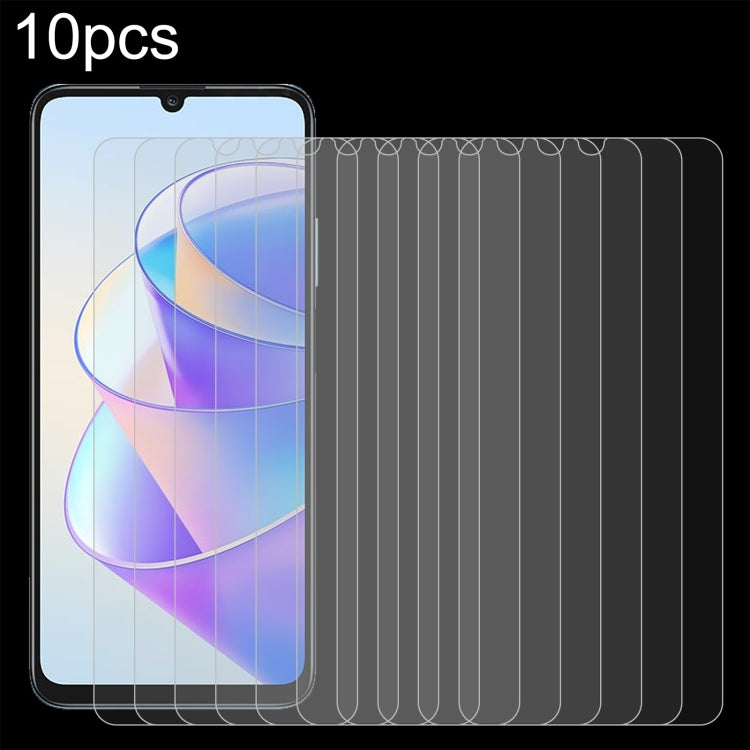 Pellicola in vetro temperato 10 pezzi 0,26 mm 9H 2,5D, For Honor X9a(10 PCS), For Honor X7a(10 PCS)