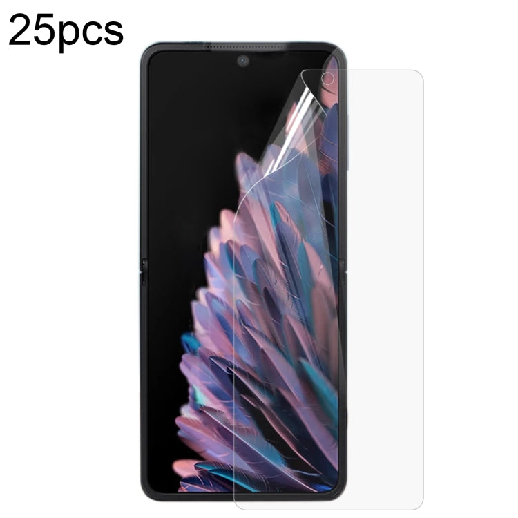 Pellicola idrogel antideflagrante per protezione frontale a schermo intero da 25 pezzi, For OPPO Find N2 Flip(25 PCS) (Front)