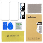 Pellicola completa in vetro temperato con colla per bordi 2 pezzi 3D con set di pellicole per lenti da 2 pezzi, For Xiaomi 12 (Set), For Xiaomi 12 Pro (Set), For Xiaomi 12X (Set), For Xiaomi 12S Ultra (Set)