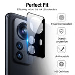 Pellicola completa in vetro temperato con colla per bordi 2 pezzi 3D con set di pellicole per lenti da 2 pezzi, For Xiaomi 12 (Set), For Xiaomi 12 Pro (Set), For Xiaomi 12X (Set), For Xiaomi 12S Ultra (Set)