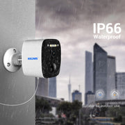 ESCAM QF370 Telecamera IP con pannello solare 3MP Cloud Storage PT WIFI con allarme PIR Supporto visione notturna e audio bidirezionale, QF370