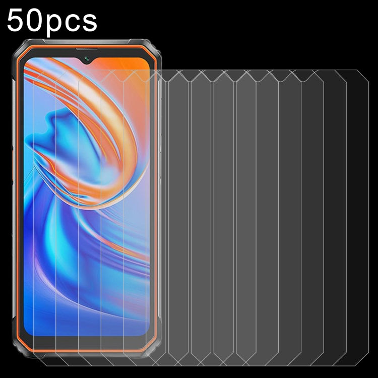 50 pellicole in vetro temperato da 0,26 mm 9H 2,5D, For Blackview BV9200(50 PCS), For Blackview Oscal S80(50 PCS)