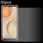 50 pellicole in vetro temperato da 0,26 mm 9H 2,5D, For Blackview BV9200(50 PCS), For Blackview Oscal S80(50 PCS)