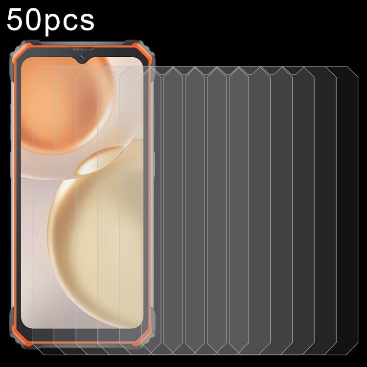 50 pellicole in vetro temperato da 0,26 mm 9H 2,5D, For Blackview BV9200(50 PCS), For Blackview Oscal S80(50 PCS)