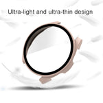 Custodia per orologio protettiva integrata in vetro temperato PC + 9H, For Xiaomi Watch S2 46mm