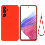 Custodia per telefono in silicone liquido colorato, For Samsung Galaxy S24+ 5G, For Samsung Galaxy S24 5G, For Samsung Galaxy A54 5G