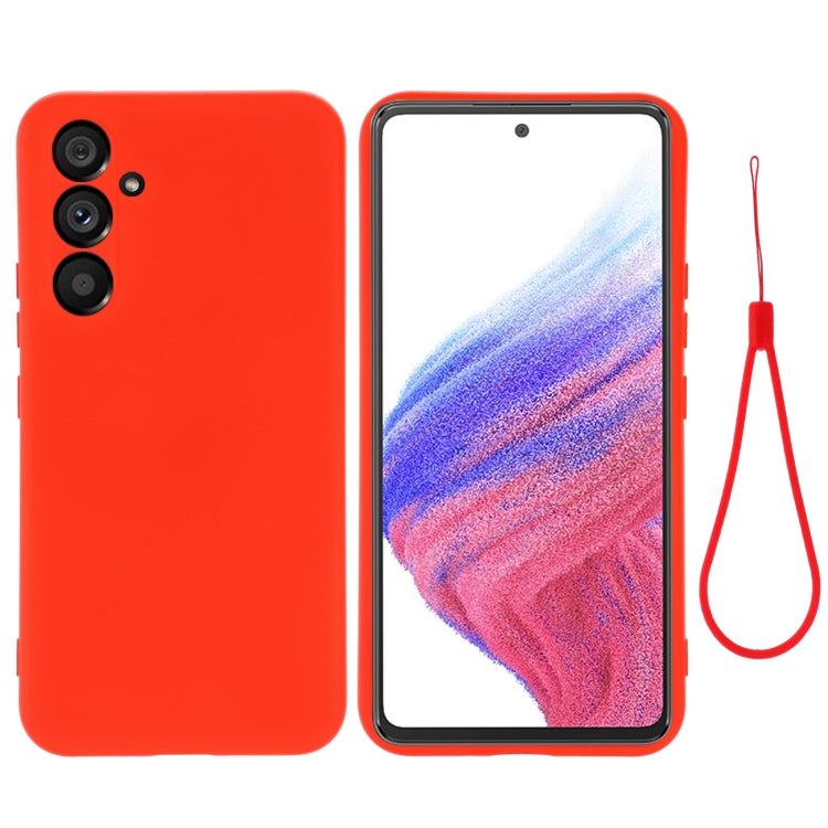 Custodia per telefono in silicone liquido colorato, For Samsung Galaxy S24+ 5G, For Samsung Galaxy S24 5G, For Samsung Galaxy A54 5G