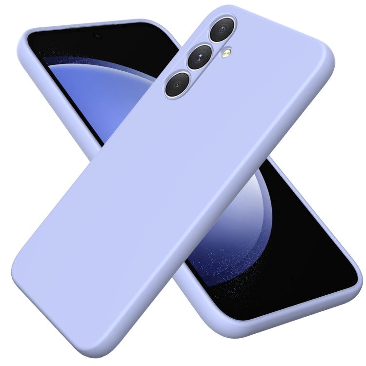 Custodia per telefono in silicone liquido colorato, For Samsung Galaxy S24+ 5G, For Samsung Galaxy S24 5G, For Samsung Galaxy A54 5G