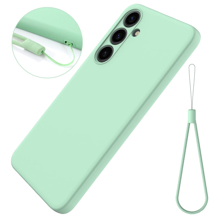 Custodia per telefono in silicone liquido colorato, For Samsung Galaxy S24+ 5G, For Samsung Galaxy S24 5G, For Samsung Galaxy A54 5G