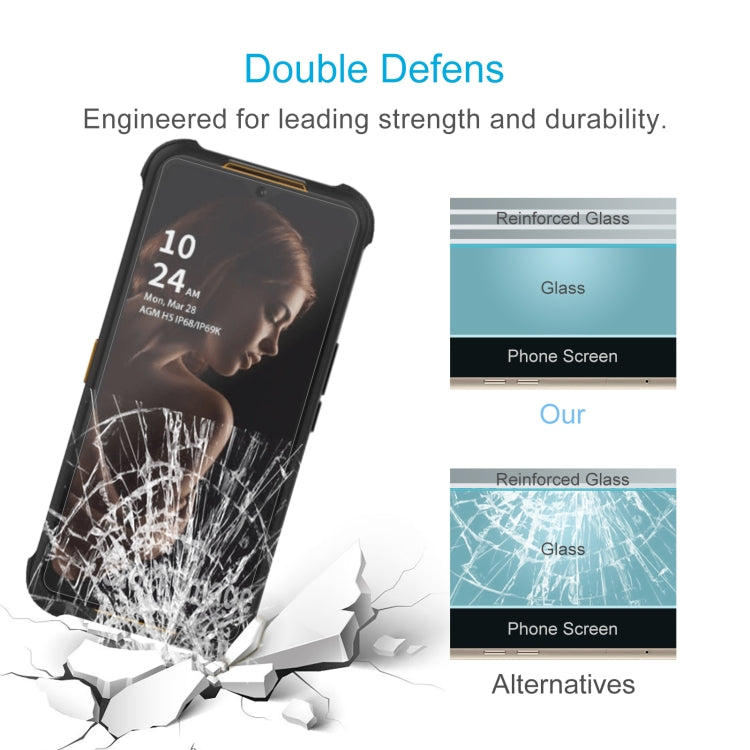 Pellicola in vetro temperato 10 pezzi 0,26 mm 9H 2,5D, For AGM H5 (10 PCS), For Honor Magic 5 Lite (10 PCS), For TECNO Pop 7 Pro (10 PCS), For ZTE Blade V40 Design (10 PCS), For DOOGEE V Max (10 PCS)