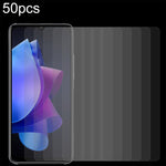 50 pellicole in vetro temperato 0,26 mm 9H 2,5D, For AGM H5 (50 PCS), For Honor Magic 5 Lite (50 PCS), For TECNO Pop 7 Pro (50 PCS), For ZTE Blade V40 Design (50 PCS), For DOOGEE V Max (50 PCS)