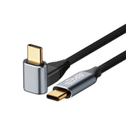 Per Steam Deck Gen2 100W USB-C/Type-C maschio a USB-C/Type-C cavo dati stereo curvo maschio, 0.5m, 1m, 1.5m, 2m, 3m