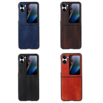 Cassa del telefono dell'unità di elaborazione di struttura della mucca gialla, For OPPO Find N2 Flip, For OPPO Find N2