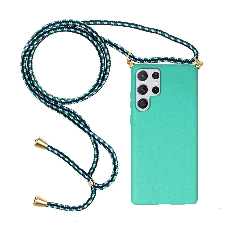 Materiale paglia di grano + custodia protettiva in TPU con cordino, For Samsung Galaxy S23 5G, For Samsung Galaxy S23+ 5G, For Samsung Galaxy S23 Ultra 5G