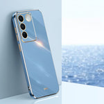 Custodia per telefono in TPU con bordo in oro con placcatura 6D XINLI, For vivo S16 Pro, For vivo S16e