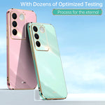 Custodia per telefono in TPU con bordo in oro con placcatura 6D XINLI, For vivo S16 Pro, For vivo S16e