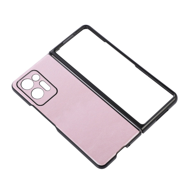 Custodia per telefono PU in pelle bovina, For OPPO Find N2