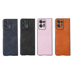 Custodia per telefono PU in pelle bovina, For OPPO Find N2