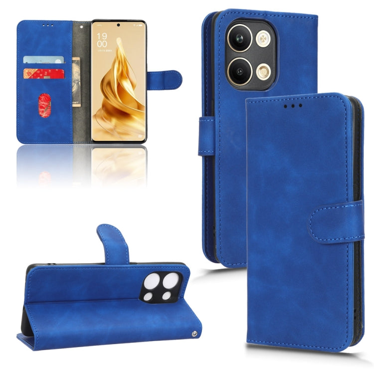 Custodia per telefono in pelle con vibrazione magnetica Skin Feel, For Realme C30 / C33S, For OPPO Reno9 / Reno9 Pro 5G, For OPPO Reno9 Pro+ 5G, For TCL 305i