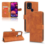 Custodia per telefono in pelle con vibrazione magnetica Skin Feel, For Realme C30 / C33S, For OPPO Reno9 / Reno9 Pro 5G, For OPPO Reno9 Pro+ 5G, For TCL 305i