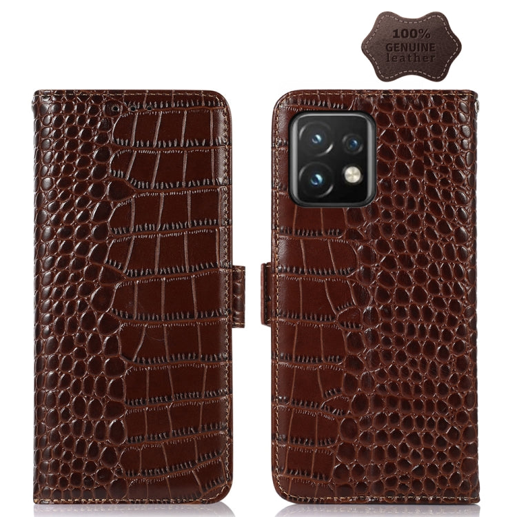 Custodia per telefono in pelle di vacchetta di coccodrillo, For Motorola Moto X40 Pro, For Vivo Y02 4G, For Xiaomi 13 Pro, For Xiaomi 13