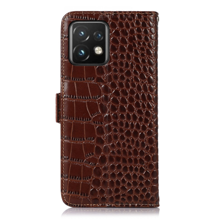 Custodia per telefono in pelle di vacchetta di coccodrillo, For Motorola Moto X40 Pro, For Vivo Y02 4G, For Xiaomi 13 Pro, For Xiaomi 13