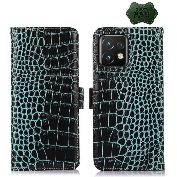 Custodia per telefono in pelle di vacchetta di coccodrillo, For Motorola Moto X40 Pro, For Vivo Y02 4G, For Xiaomi 13 Pro, For Xiaomi 13