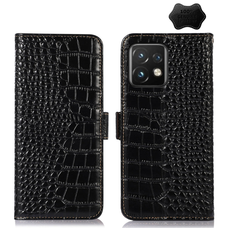 Custodia per telefono in pelle di vacchetta di coccodrillo, For Motorola Moto X40 Pro, For Vivo Y02 4G, For Xiaomi 13 Pro, For Xiaomi 13
