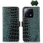 Custodia per telefono in pelle di vacchetta di coccodrillo, For Motorola Moto X40 Pro, For Vivo Y02 4G, For Xiaomi 13 Pro, For Xiaomi 13