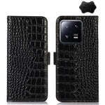 Custodia per telefono in pelle di vacchetta di coccodrillo, For Motorola Moto X40 Pro, For Vivo Y02 4G, For Xiaomi 13 Pro, For Xiaomi 13